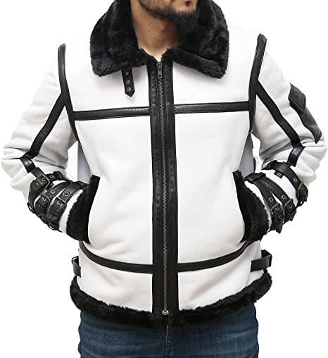 Men's B3 Shearling Bomber Leather Jacket TheJacketFactory