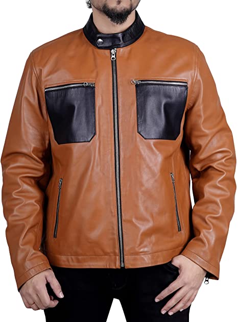 Men's Brown Leather Jacket TheJacketFactory