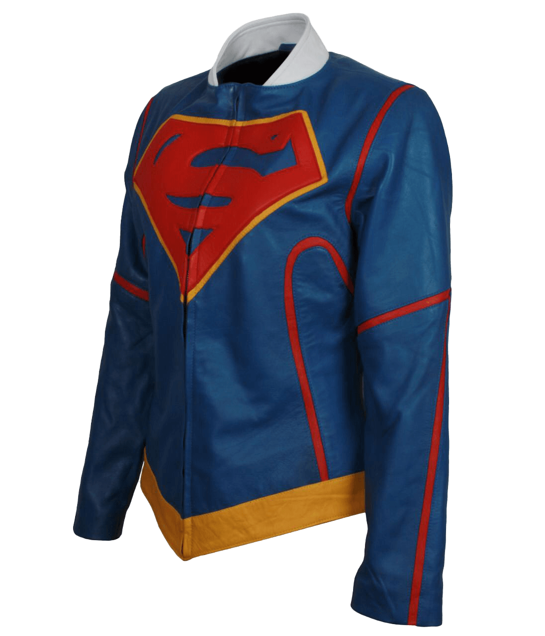 Super Girl Melissa Benoist Blue Leather Jacket