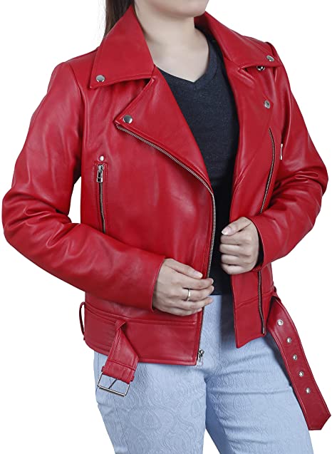 Women's Motorcycle Leather Jacket TheJacketFactory