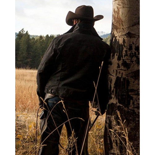 Yellowstone Black Cotton Jacket TheJacketFactory