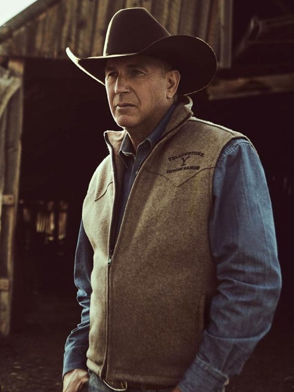 Yellowstone Kevin Costner Vest TheJacketFactory