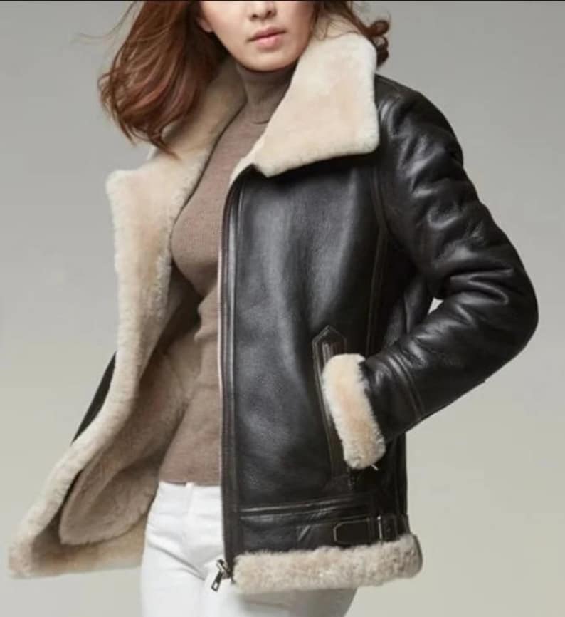 womens-black-b3-bomber-sheepskin-raf-aviator-wwii-fur-pilot-leather-jacket