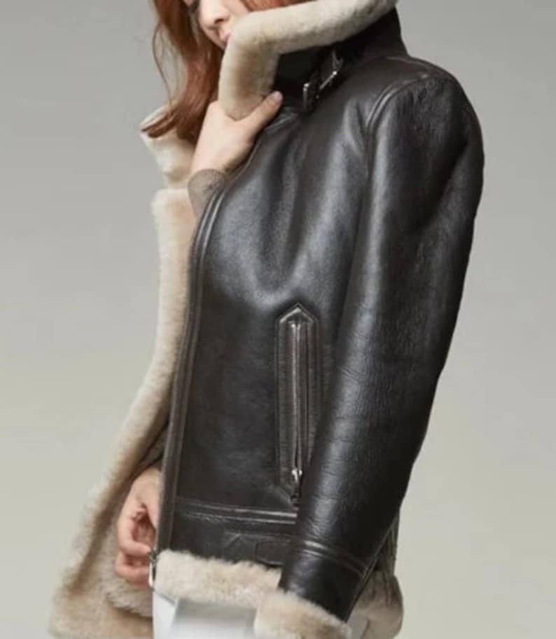 womens-black-b3-bomber-sheepskin-raf-aviator-wwii-fur-pilot-leather-jacket