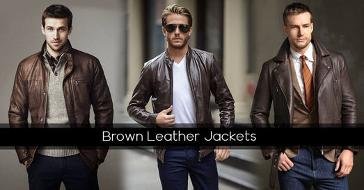 Men’s Brown Leather Jackets TheJacketFactory