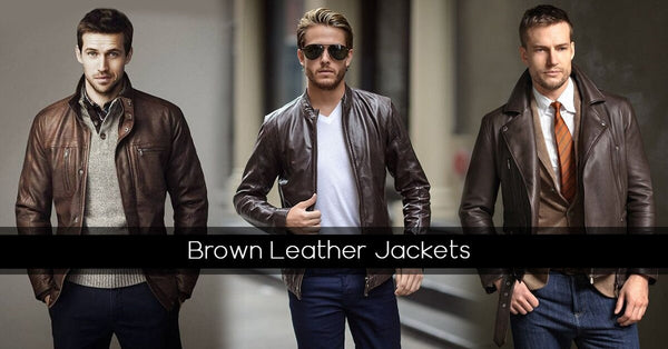 Men’s Brown Leather Jackets TheJacketFactory
