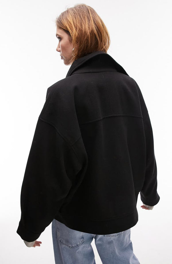 Women's Black Wool Jacket