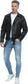 Men's Black Motorcycle Leather