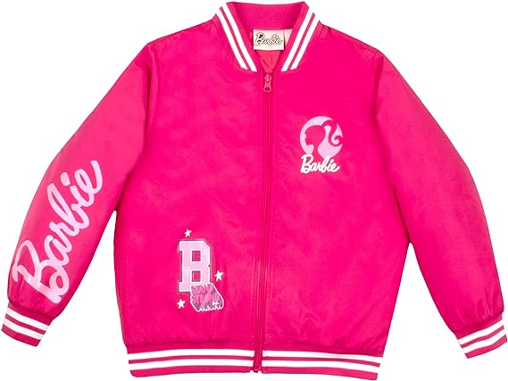 Barbie Girls Zip-Up Bomber Jacket