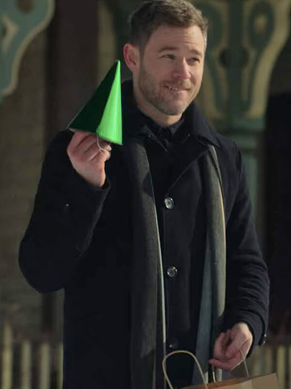 Aaron Ashmore Black Coat TheJacketFactory