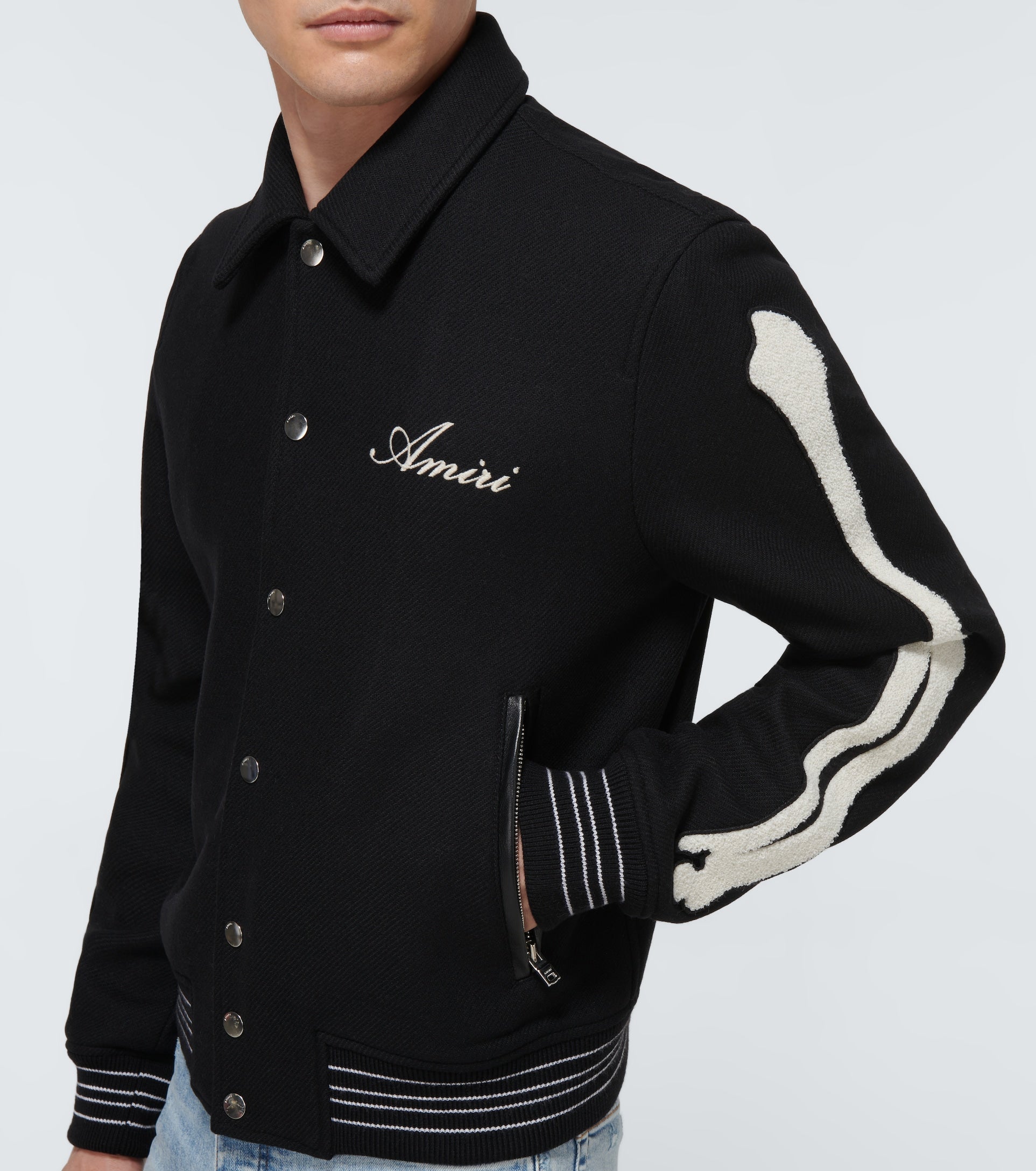 Amiri Bones Varsity Jacket – The Jacket Factory