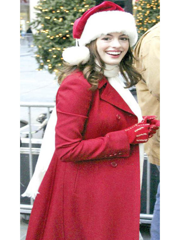 Anne Hathaway Christmas Coat TheJacketFactory