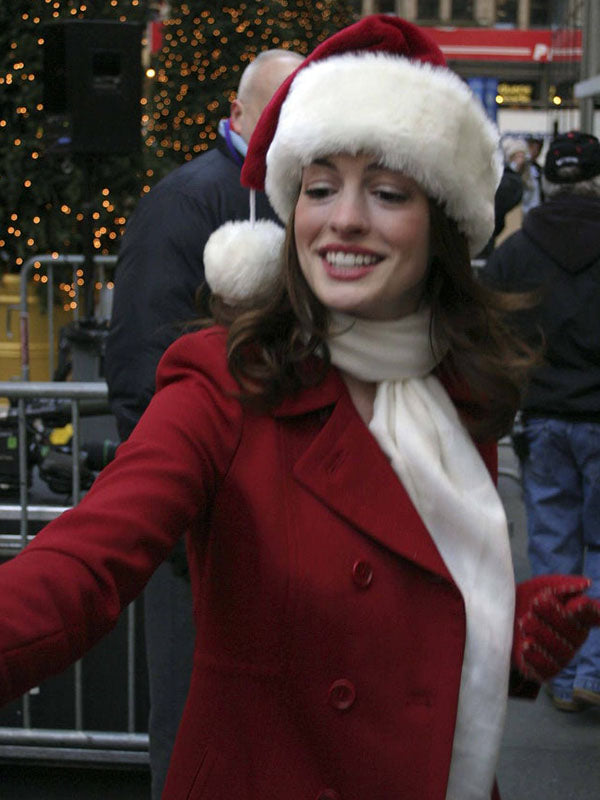 Anne Hathaway Christmas Coat TheJacketFactory