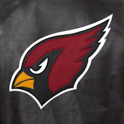 Arizona Cardinals Black Leather Jacket