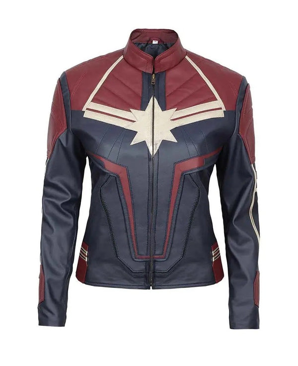 Avengers Endgame Captain Marvel Leather Jacket