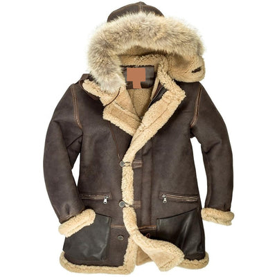 B-7 Aleutian WWII Sheepskin Bomber Jacket
