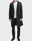Men's Black Mid-Length Coat