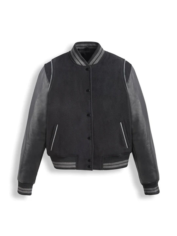 Black-Varsity-Leather-Bomber-Jacket