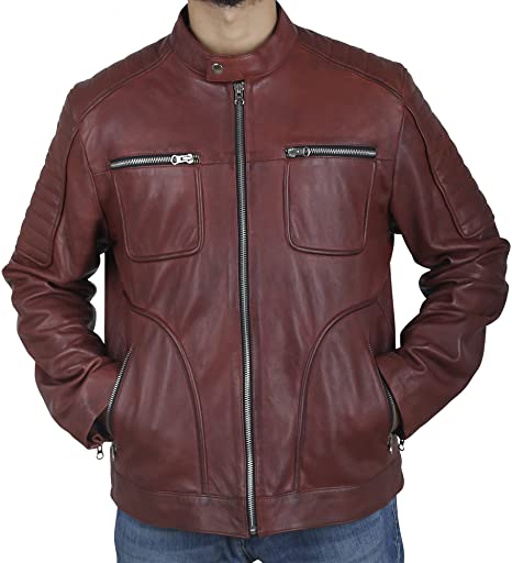 Brown Biker Leather Jacket TheJacketFactory