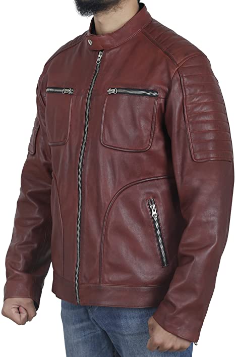 Brown Biker Leather Jacket TheJacketFactory