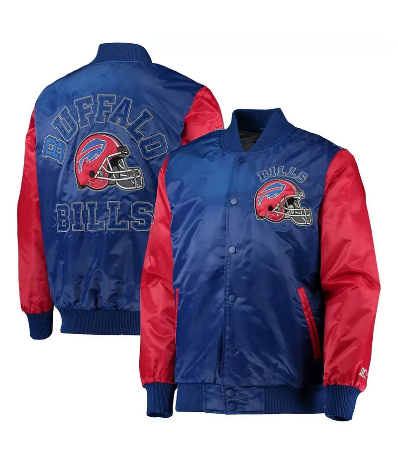 Buffalo Bills Locker Room Throwback Jacket TheJacketFactory