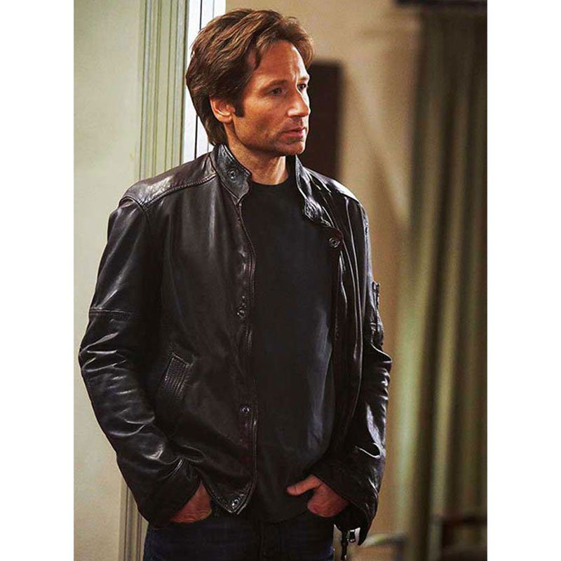Californication Hank Moody David Duchovny Leather Jacket TheJacketFactory