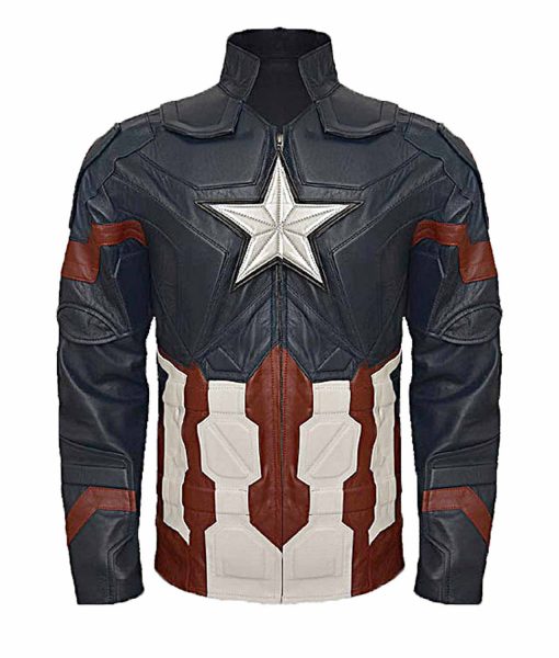 Captain America Civil War Leather Jacket