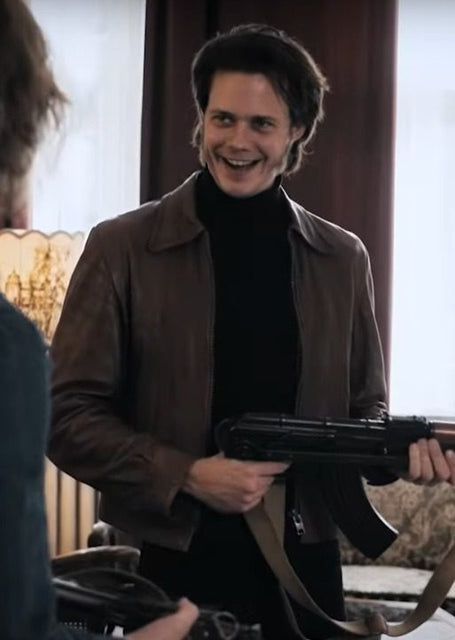 Clark Bill Skarsgård Leather Jacket