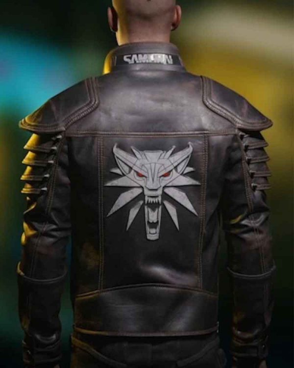 Cyberpunk 2077 Wolf School Leather Jacket TheJacketFactory