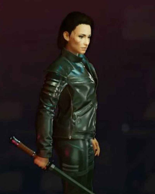 Cyberpunk 2077 Wolf School Leather Jacket TheJacketFactory