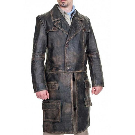 Defiance Grant Bowler Leather Coat TheJacketFactory
