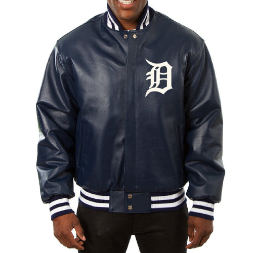 Detroit Tiger Leather Jacket TheJacketFactory