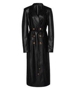 Dynasty Elizabeth Gillies Leather Coat TheJacketFactory