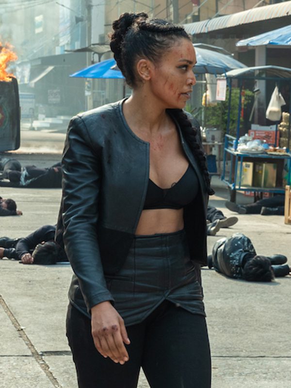 Fistful of Vengeance Pearl Thusi Leather Jacket TheJacketFactory