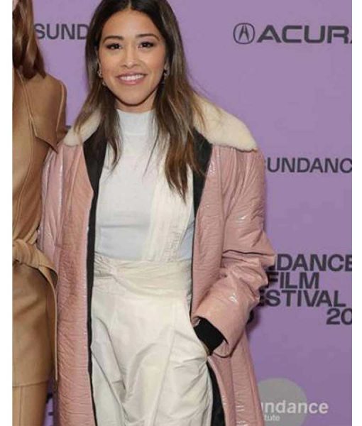 Gina Rodriguez Leather Coat TheJacketFactory