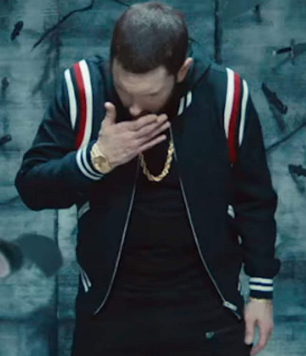 Godzilla Eminem Varsity Jacket TheJacketFactory