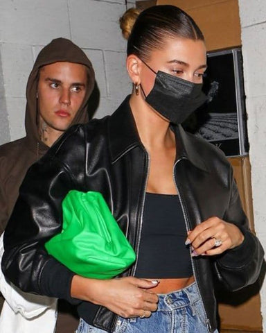Hailey Bieber Bomber Jacket