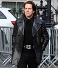 Halston Ewan Mcgregor Leather Peacoat TheJacketFactory