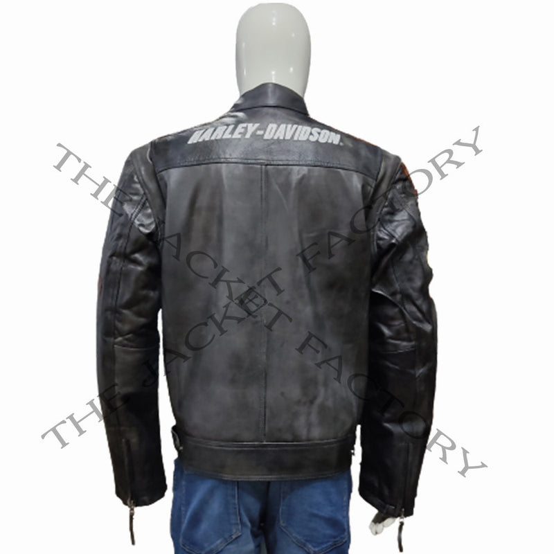 Harley Davidson Distressed Leather Jacket TheJacketFactory
