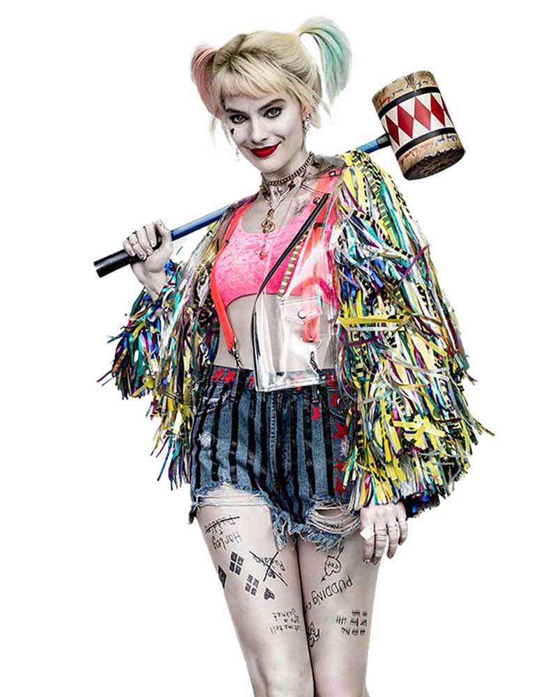 Margot Robbie Birds Of Prey Harley Quinn Wings Jacket