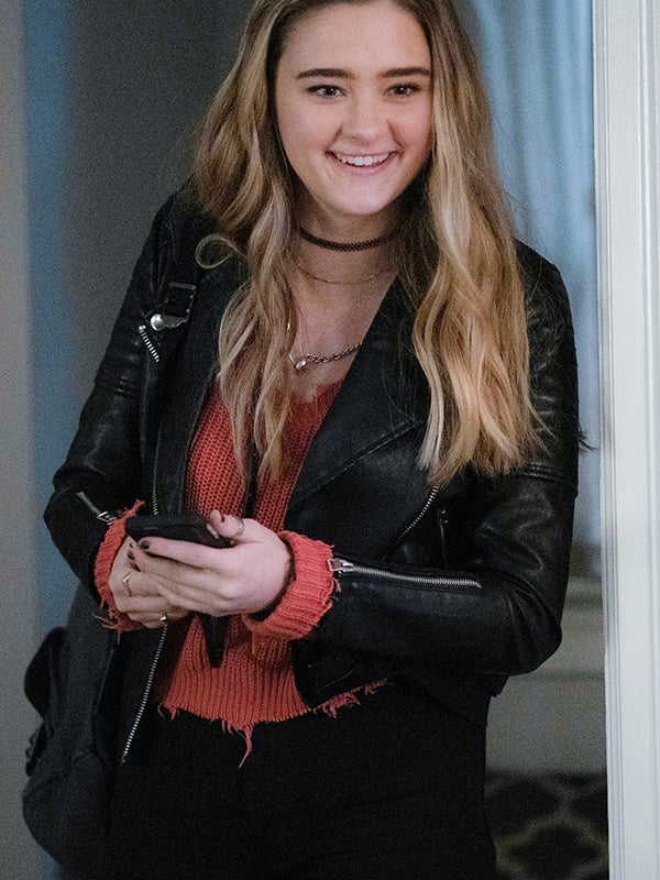 Lizzy Greene Leather Jacket TheJacketFactory