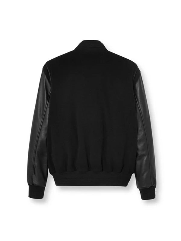 Men-Black-Varsity-Leather-Bomber-Jacket