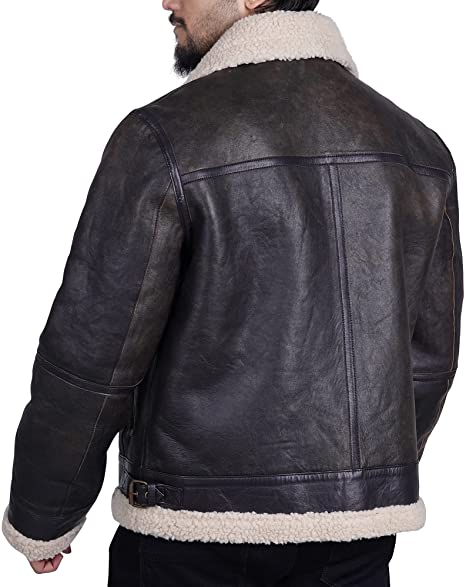 Men's B3 Shearling Leather Jacket TheJacketFactory