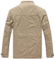 Men's Beige Cotton Jacket TheJacketFactory