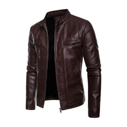 Men's Biker Faux Leather Jacket TheJacketFactory