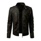 Men's Black Leather Biker Motorcycle Jackets TheJacketFactory
