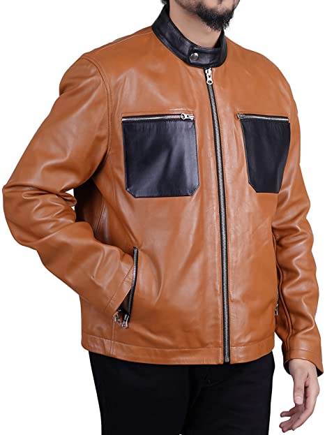 Men's Brown Leather Jacket TheJacketFactory