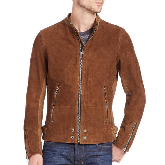 Men's Casual Suede Leather Jacket TheJacketFactory