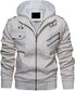 Men’s Faux Leather Hooded Motorcycle Jacket TheJacketFactory