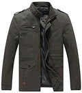 Men's Green Cotton Jacket TheJacketFactory